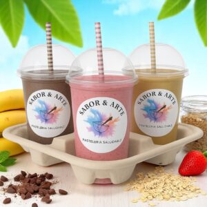 BATIDO DE PROTEINA -  CHOCOLATE, FRESA, BANANO