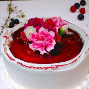 TORTA DE FRUTOS ROJOS